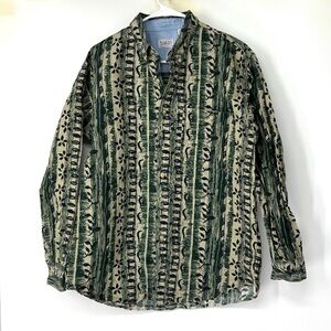Bugle boy vintage men’s button down shirt medium